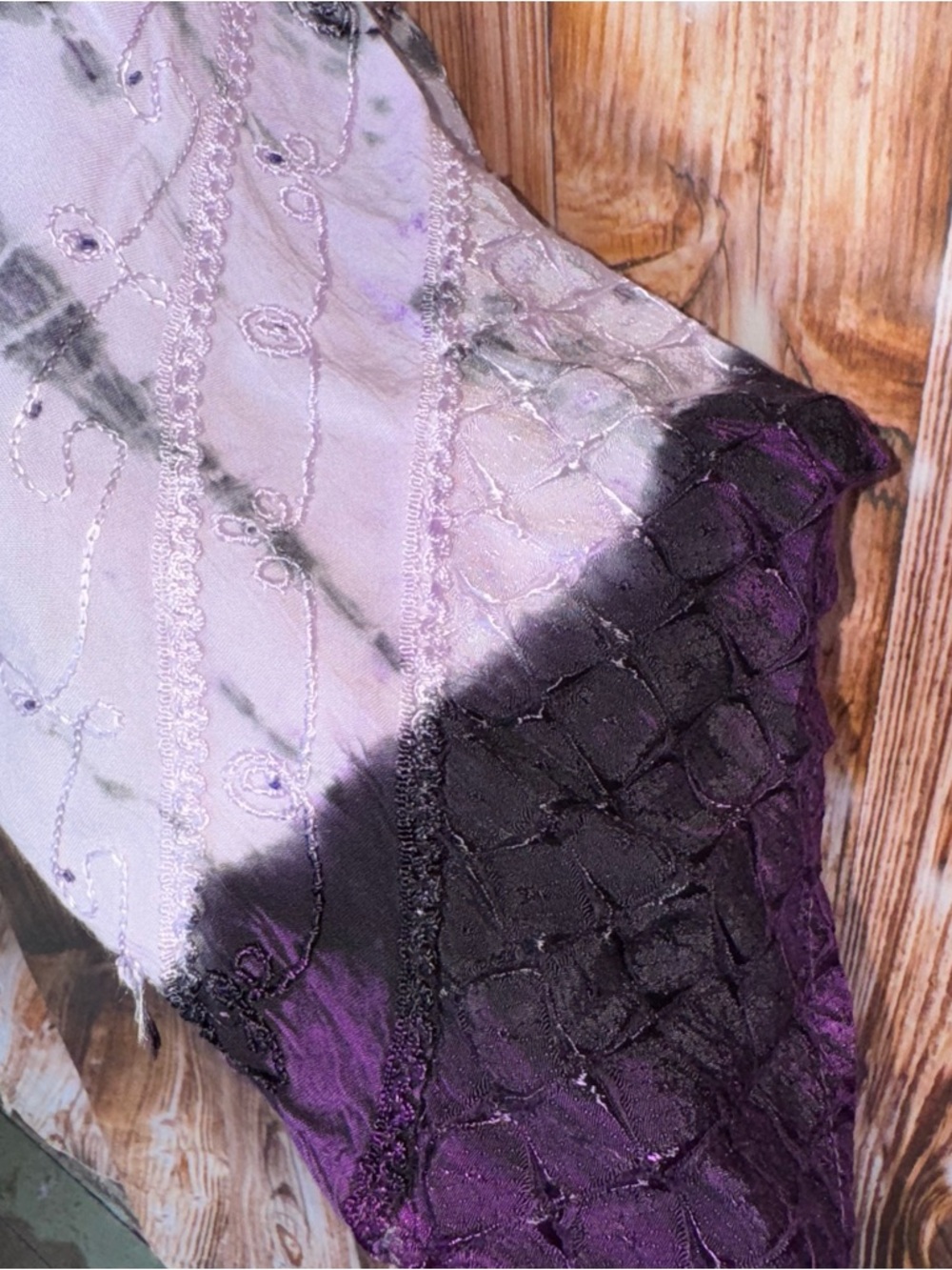 L.S.I. Purple Tie-Dye Boho Fairy Tank Top - Picture 5 of 11